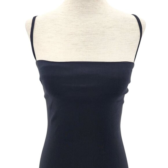 UNIF Womens XS Dress O-Ren Bodycon Embroidered Dragon Mini Black Fitted Party - Picture 4 of 13